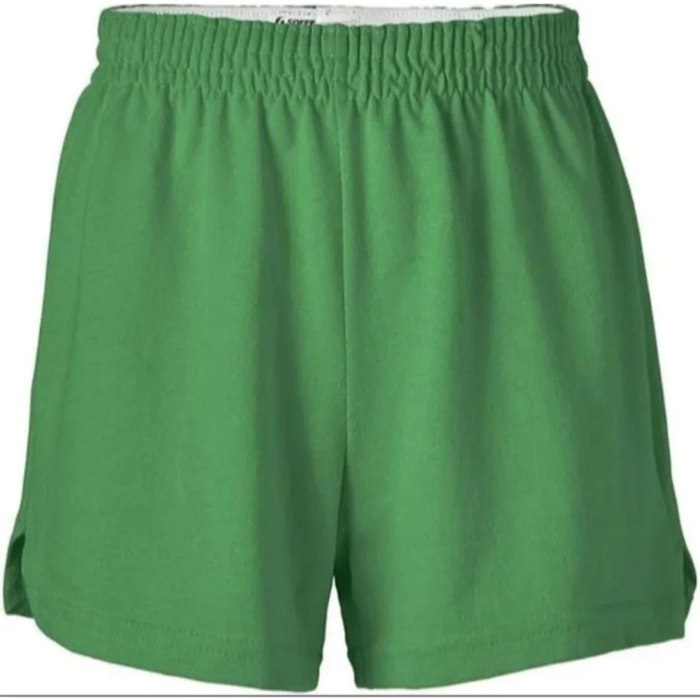 NEW Soffe Women's Junior Size S Green Authentic Cheer Short Comfortable Cotton